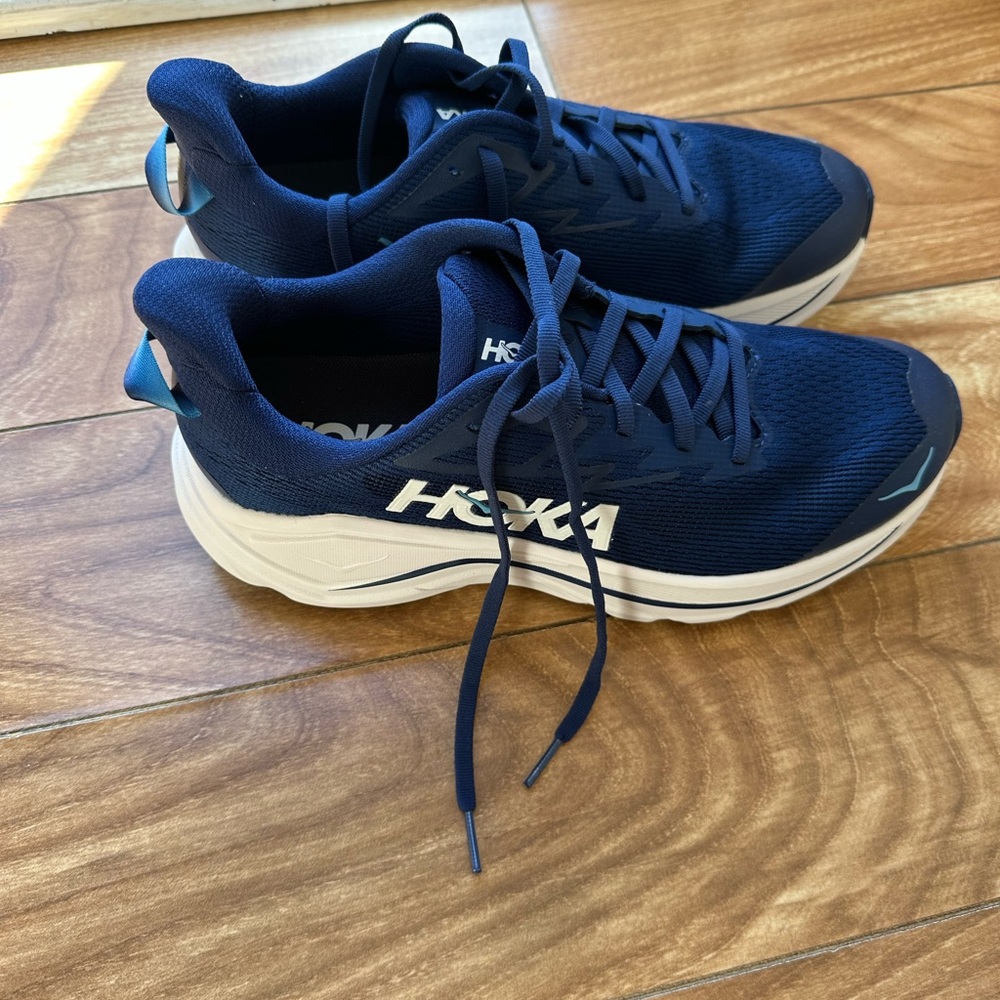 Hoka Deep Blue Athletic Sneakers